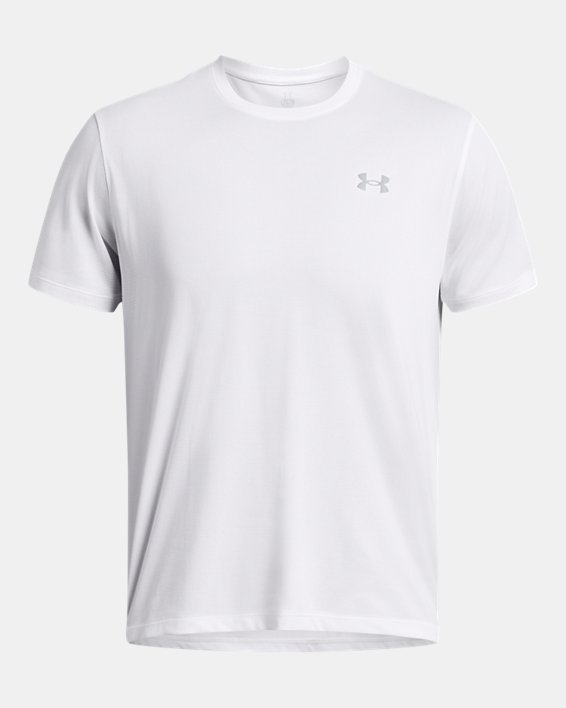 Męska koszulka z krótkimi rękawami UA Launch, White, pdpMainDesktop image number 3